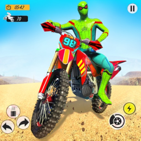 Superhero Bike Stunts Game