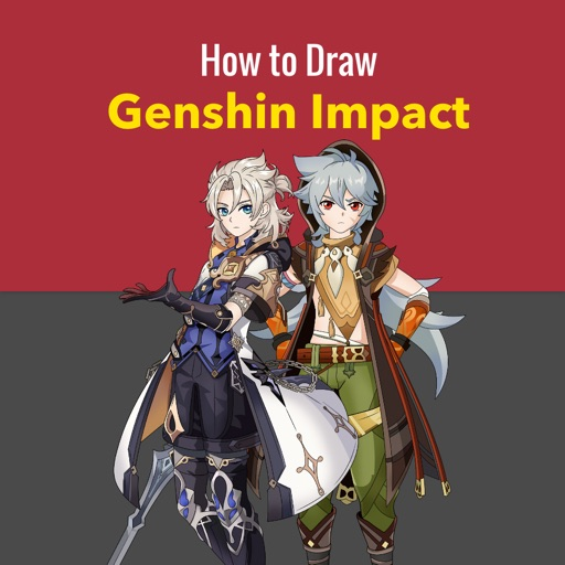 How to Draw Genshin Impact for iOS (iPhone/iPad/iPod touch) - Free - How To Draw In Genshin Impact Style