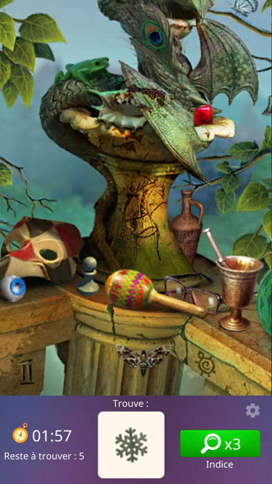 Hidden Objects: Relax Puzzle Affiche