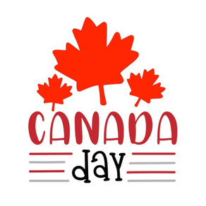 Lovely Canada Day Stickers