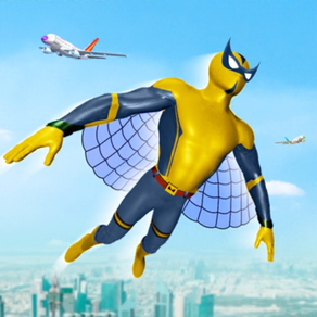 Flying Super Spider Adventure