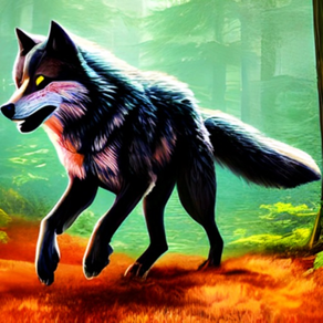 Wild Wolf 야생 늑대 시뮬레이터 게임 3D