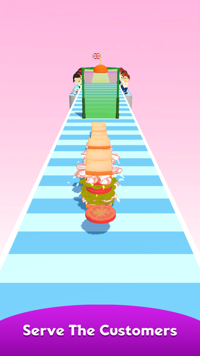 Burger Stack Runner 3D poster