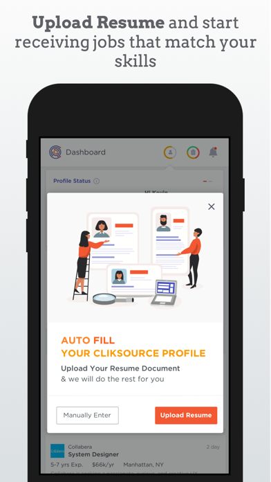 ClikSource For Candidates poster
