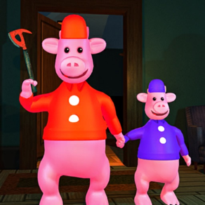 Scary Piggy Family Granny Game