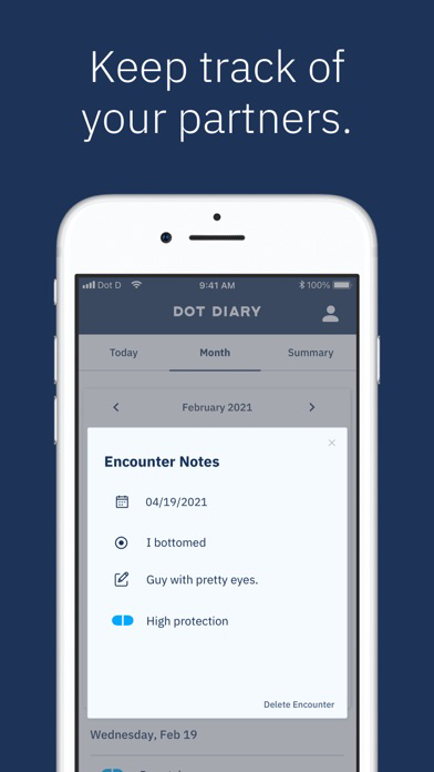 Dot Diary mPrEP poster