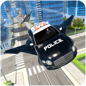 Flying Car: Police Car Games