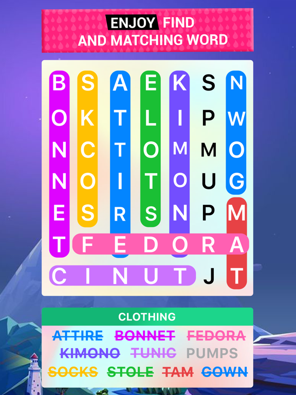Search Word Link Word Puzzle poster