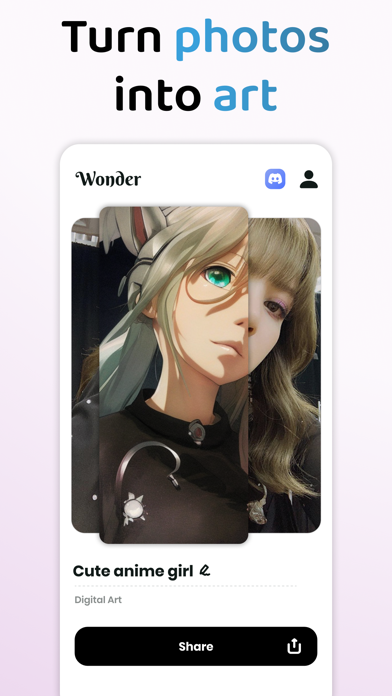 Wonder - AI Art Generator poster
