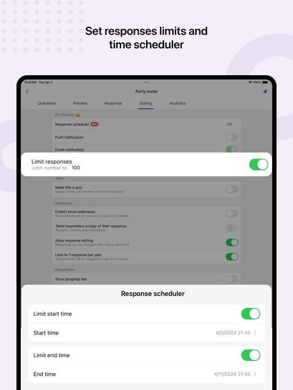 Forms for Google Docs poster