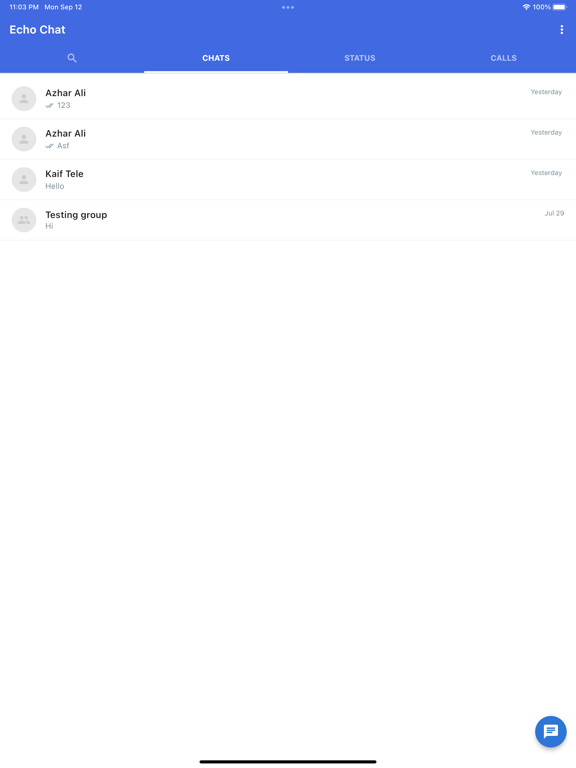 Echo Chat App الملصق
