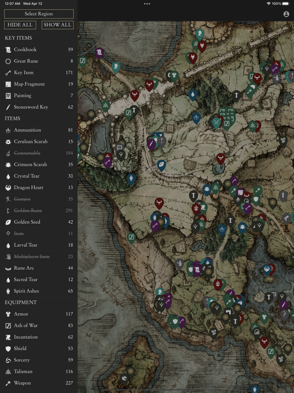 MapGenie: Elden Ring Map poster
