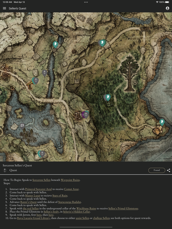 MapGenie: Elden Ring Map poster