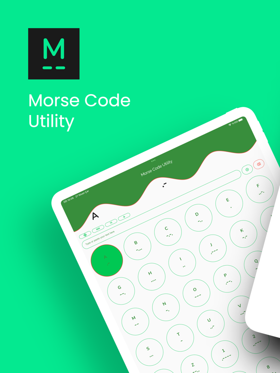 Morse Code Utility poster