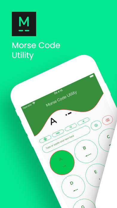 Morse Code Utility poster