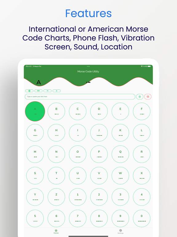 Morse Code Utility poster