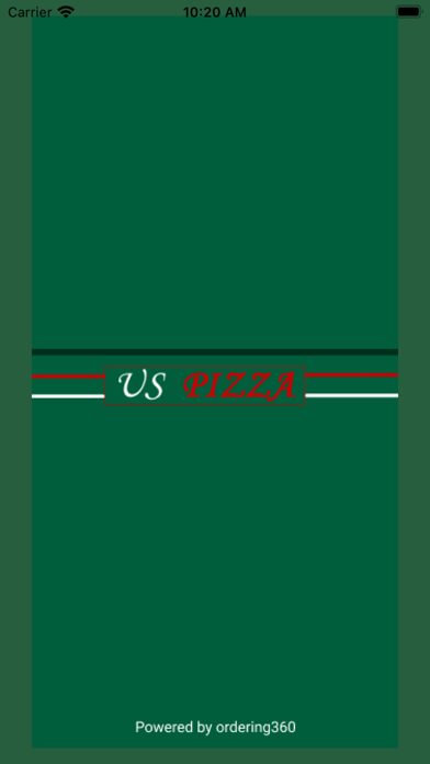 US Pizza poster
