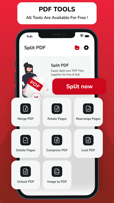 Split PDF: Extract PDF Pages poster