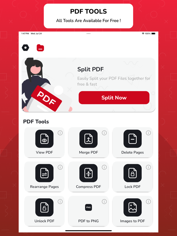 Split PDF: Extract PDF Pages poster