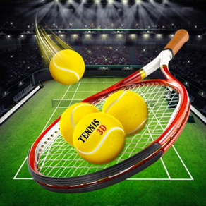 テニスの試合-スポーツ球技