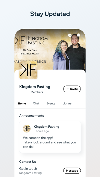Kingdom Fasting poster