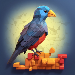 Puzzle de tri des oiseaux 3D