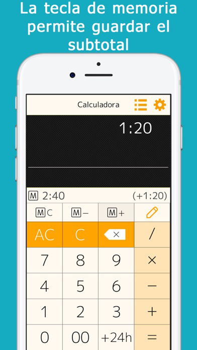 Calculadora de tiempo++ P الملصق