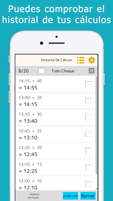 Calculadora de tiempo++ P الملصق