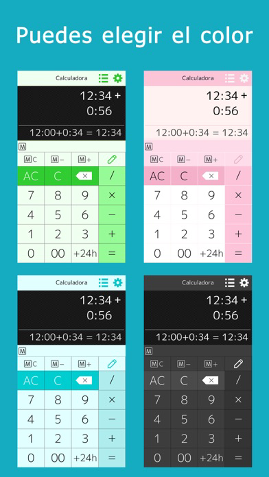 Calculadora de tiempo++ P الملصق