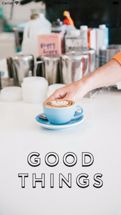 Good Things Cafe poster