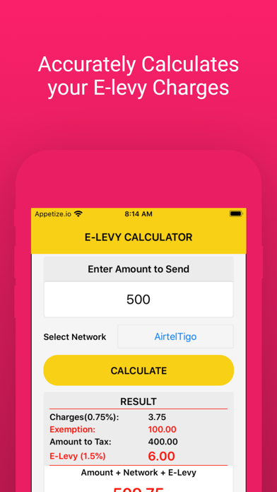 E-levy Calculator poster