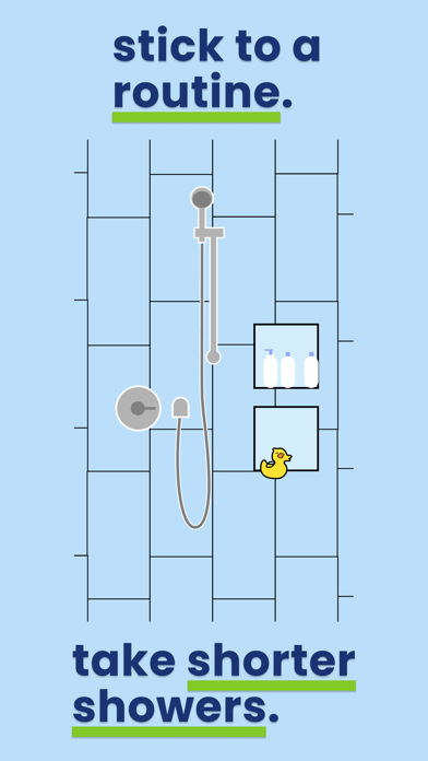 Bathtimer: Shower & Save Water poster