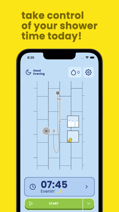 Bathtimer: Shower & Save Water poster