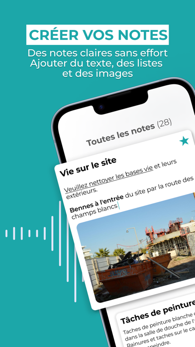 Notes Libres - Batiscript الملصق