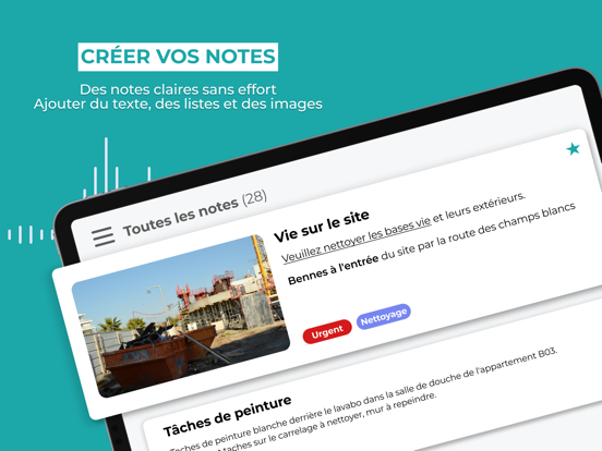 Notes Libres - Batiscript الملصق