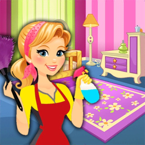 Barbie House Cleaning Game 3D