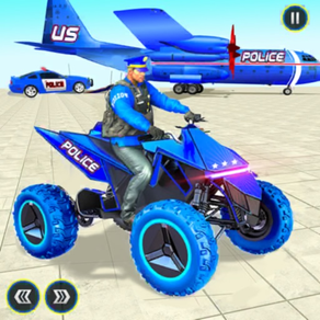 US-Polizei-ATV-Quad-Bike-Spiel