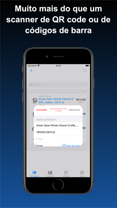 ScanBar: Código de Barras e QR Cartaz
