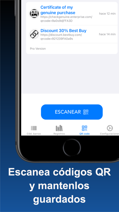 ScanBar: Código de Barras y QR الملصق