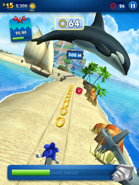 Sonic Dash+ poster