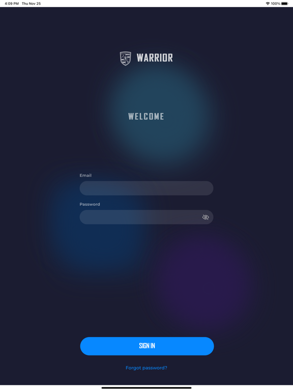 WARRIOR App poster