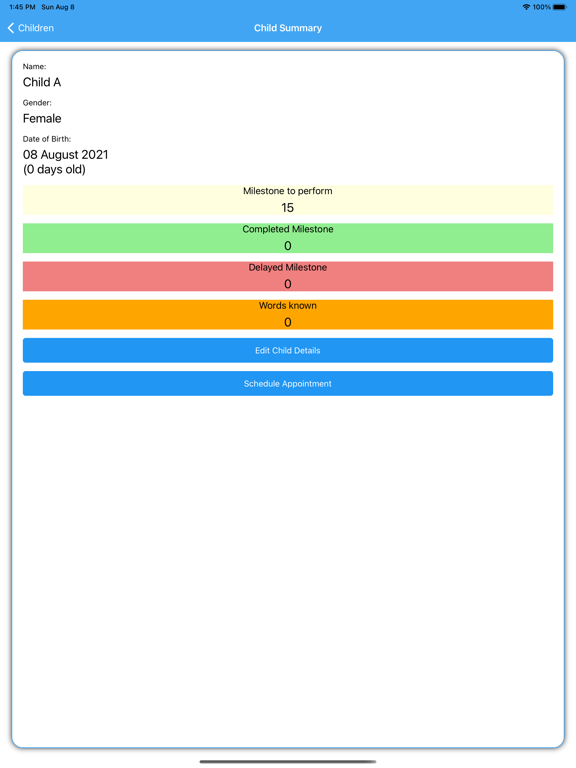 Developmental Screening poster