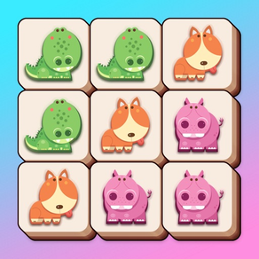 Tile Match Animal: 經典三連拼圖