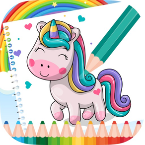 Colorear Unicornios Mágicos