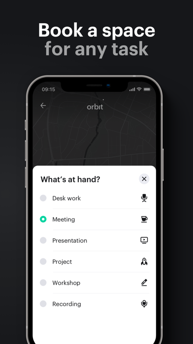 Orbit: Flexible workspaces poster