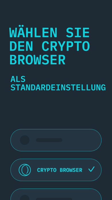 Opera Crypto Browser Plakat
