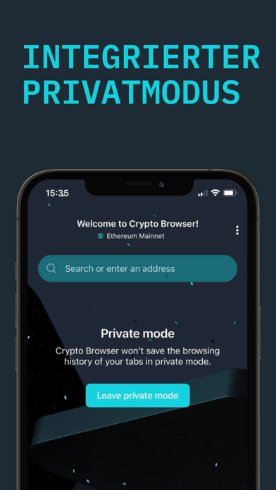 Opera Crypto Browser Plakat