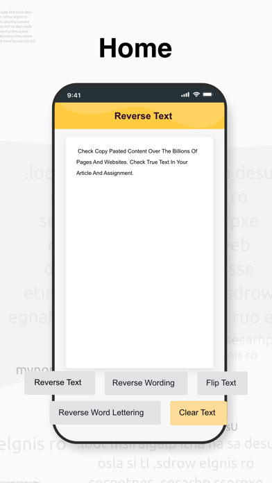 Flip and Reverse Text poster