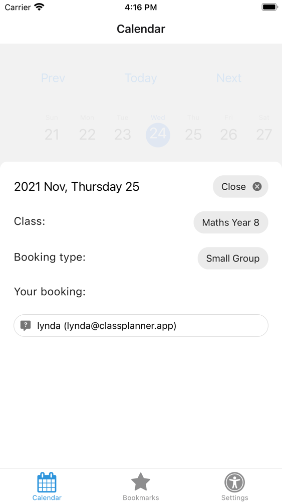 ClassPlanner App poster