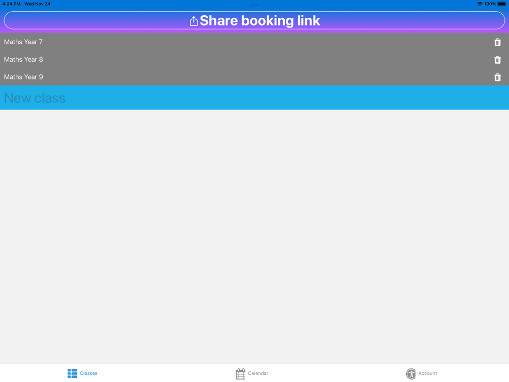 ClassPlanner App poster